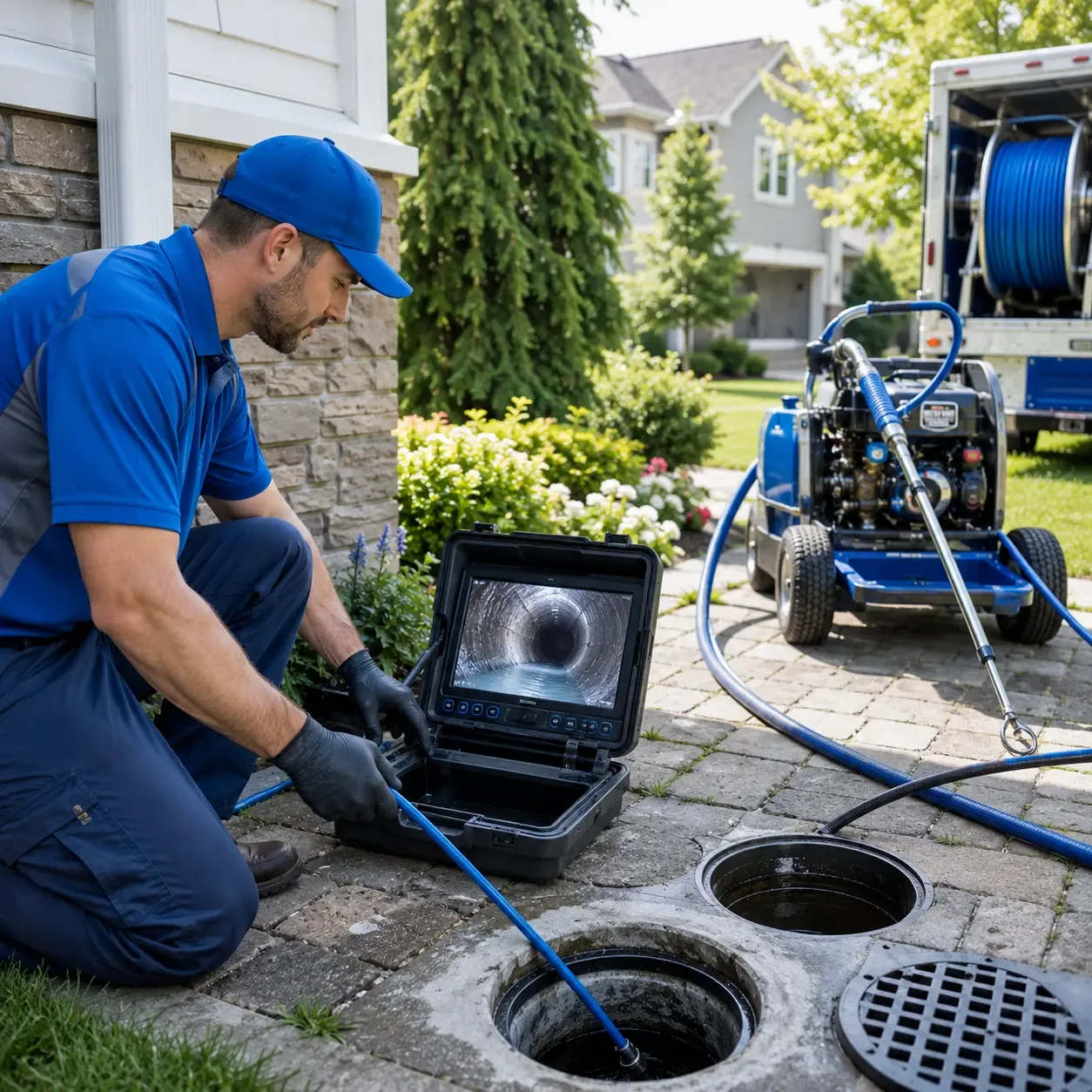 Outdoor drain cleaning professionals serving Avon Lake, OH